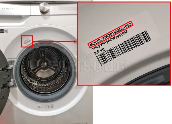 Etiqueta lavadora